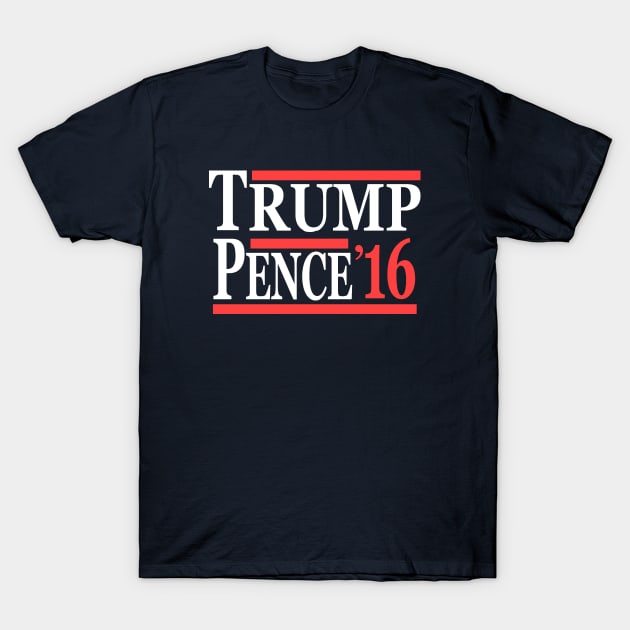 Trump Pence 2016 T-Shirt by Etopix